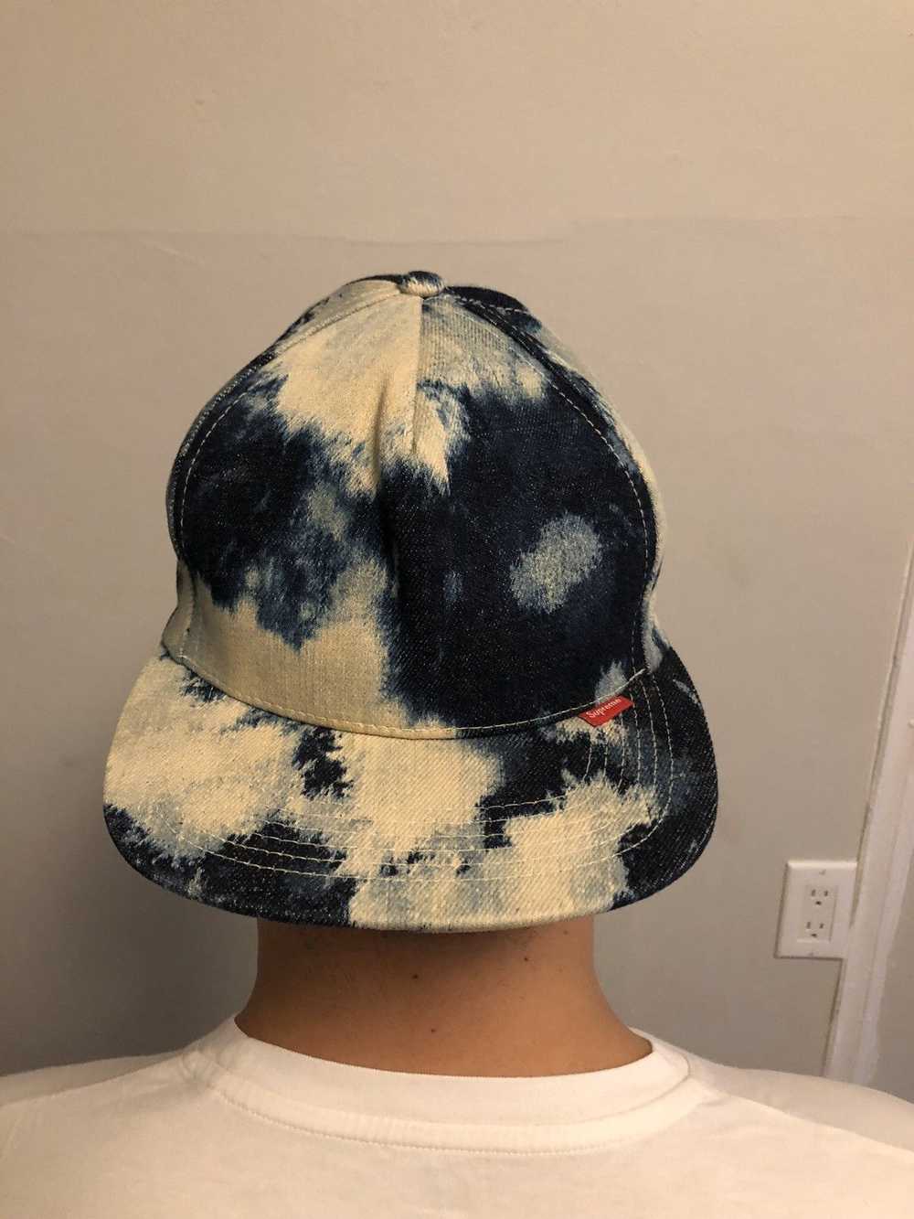 Supreme SS10 Supreme Bleached Denim SnapBack - image 1