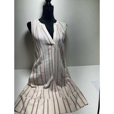 Splendid Women’s Linen Blend Striped Dress XL Lag… - image 1