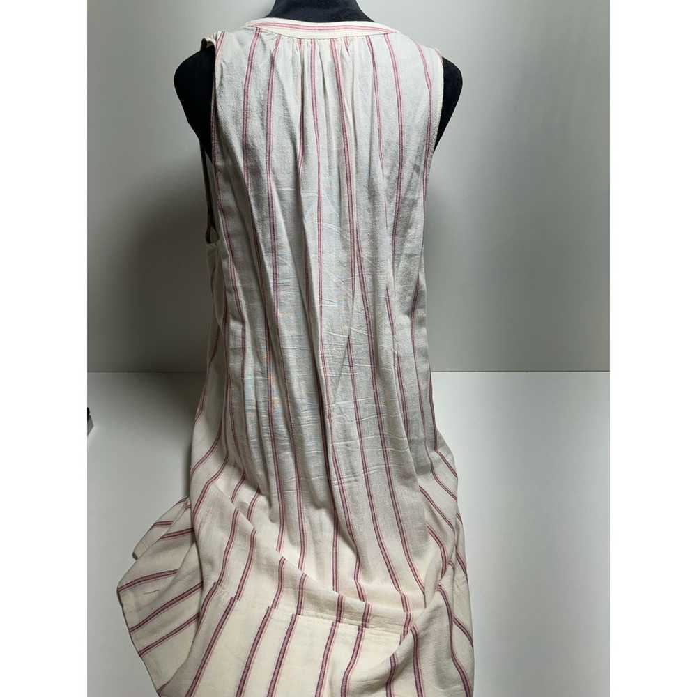 Splendid Women’s Linen Blend Striped Dress XL Lag… - image 5