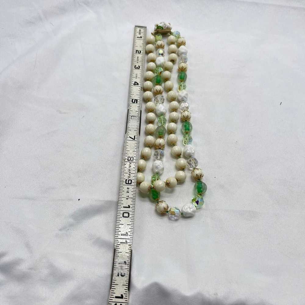 VTG double strand Austrian crystal necklace - image 8