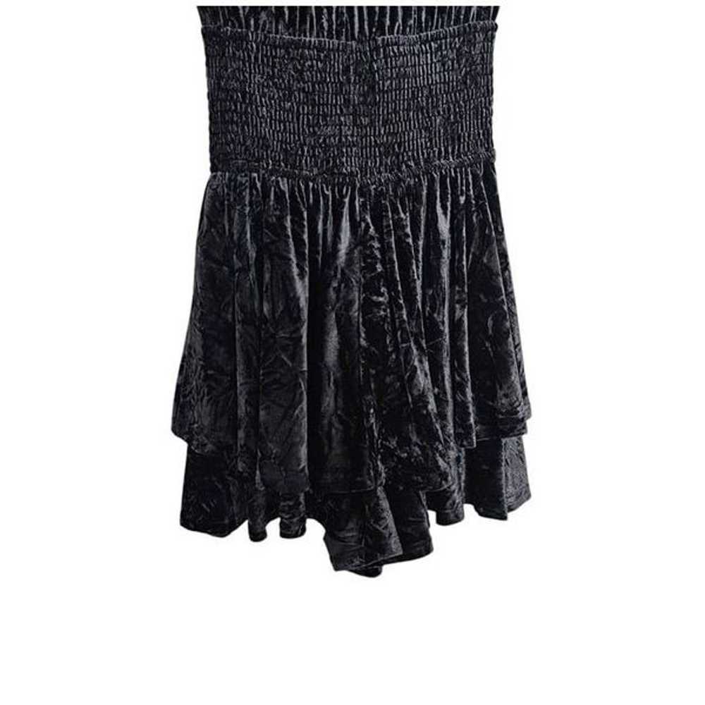 Women's - Urban Outfitters Rosie Black Velvet Rom… - image 10