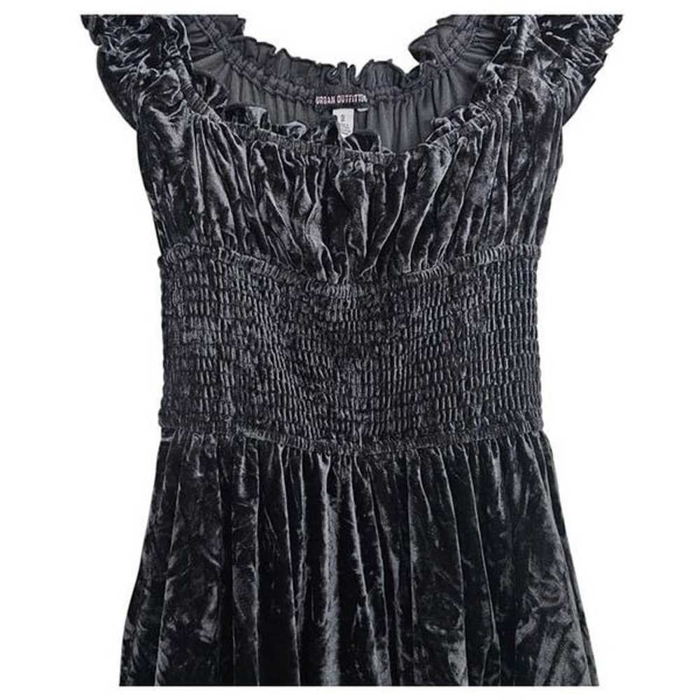 Women's - Urban Outfitters Rosie Black Velvet Rom… - image 4