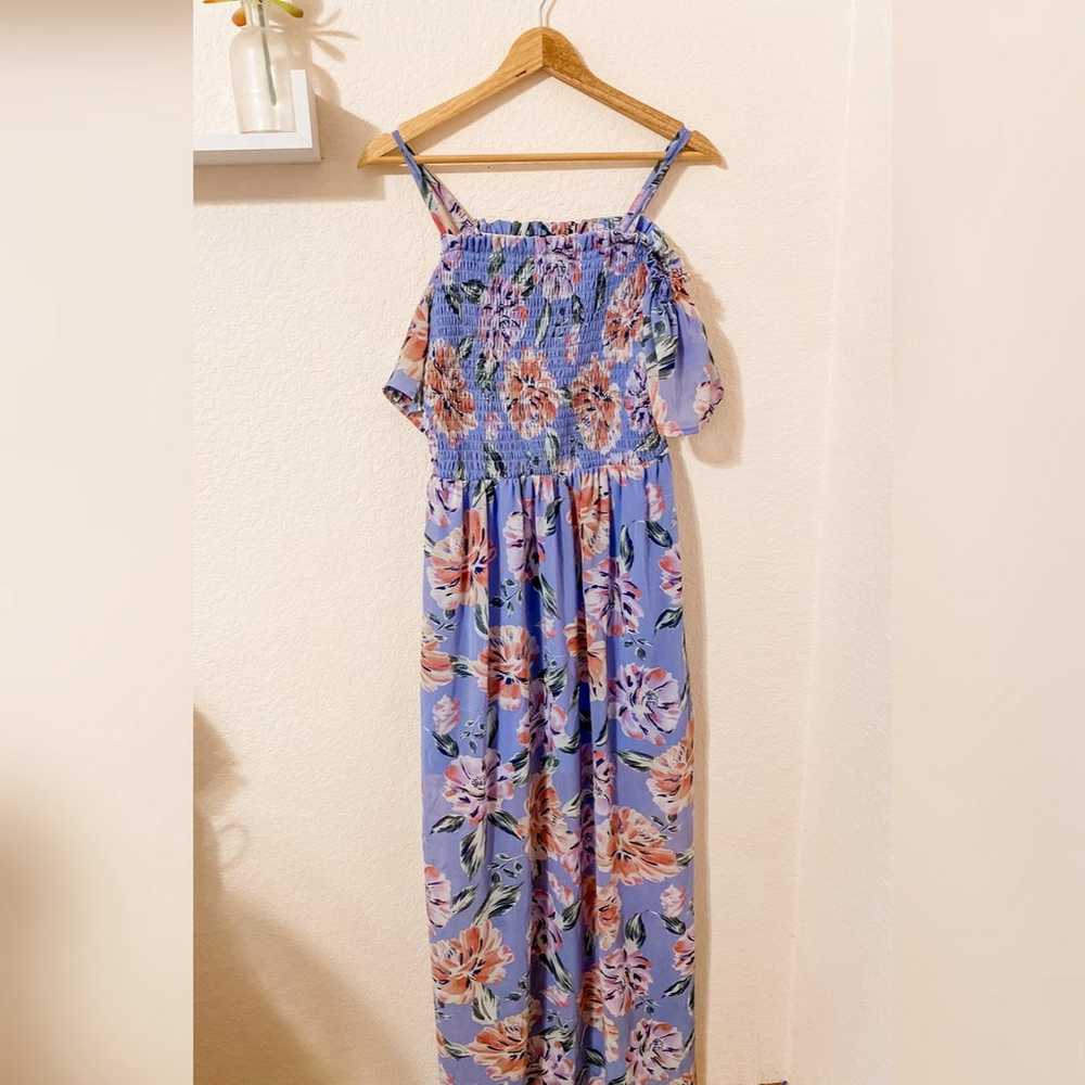 As U Wish purple floral maxi dress - image 2