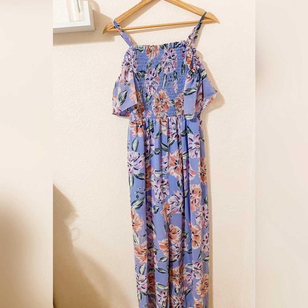 As U Wish purple floral maxi dress - image 3