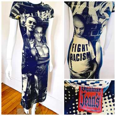 1997aw jean paul gaultier FIGHT RACISM PUNK SHIRT TOP