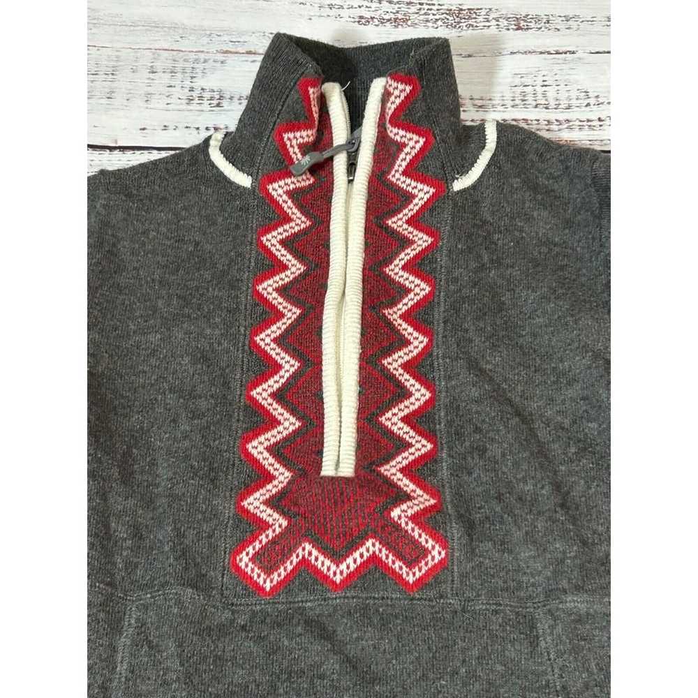 Athleta Women's Fair Isle Stitch Zipper Mock Neck… - image 3