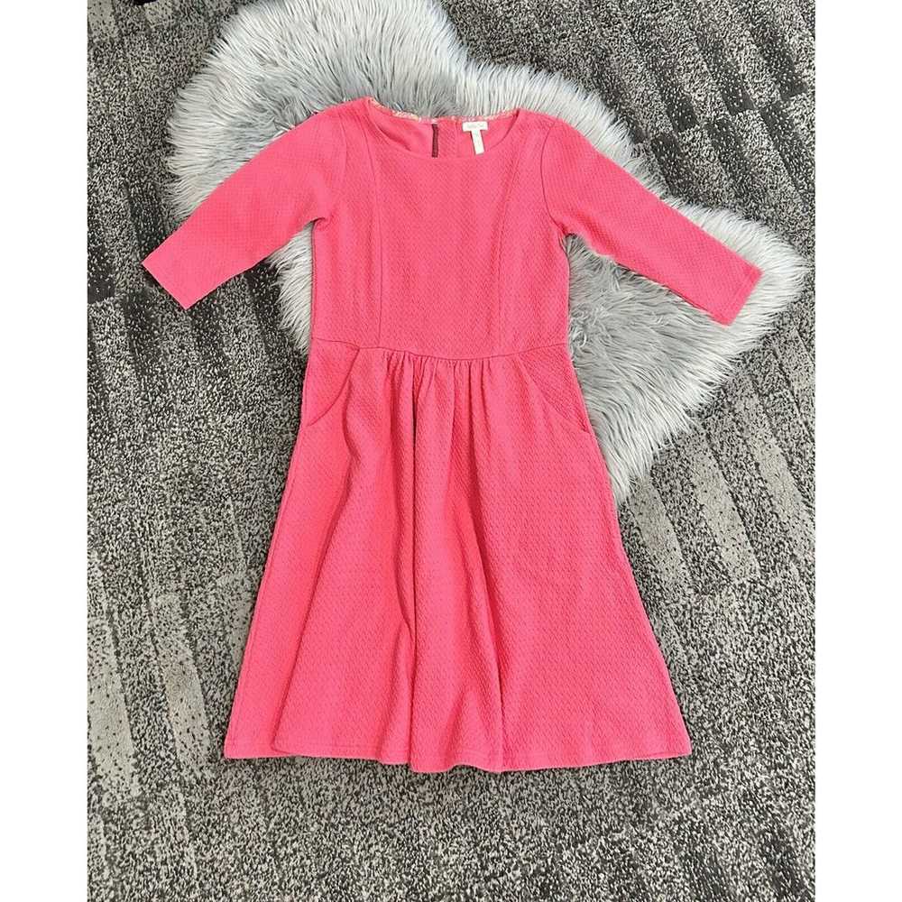 Matilda Jane Coral Textured Dress Size Medium - image 1