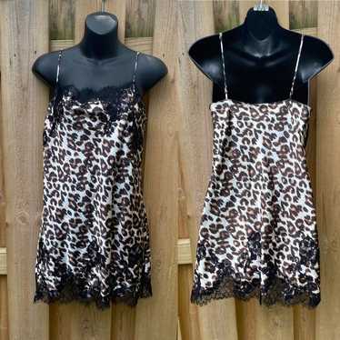 Victoria’s Secret cheetah slip dress