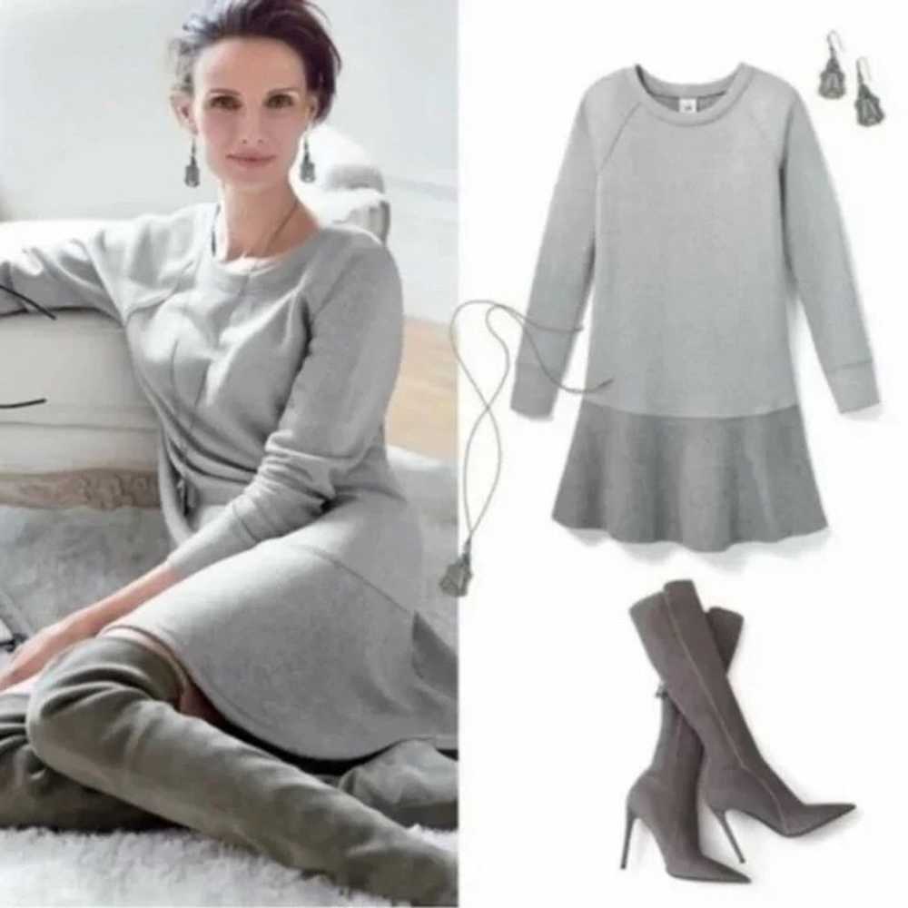 Cabi Flashdance Sweater Dress Gray French Terry D… - image 8