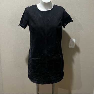 Two by vince camuto black short sleeve tshirt dres