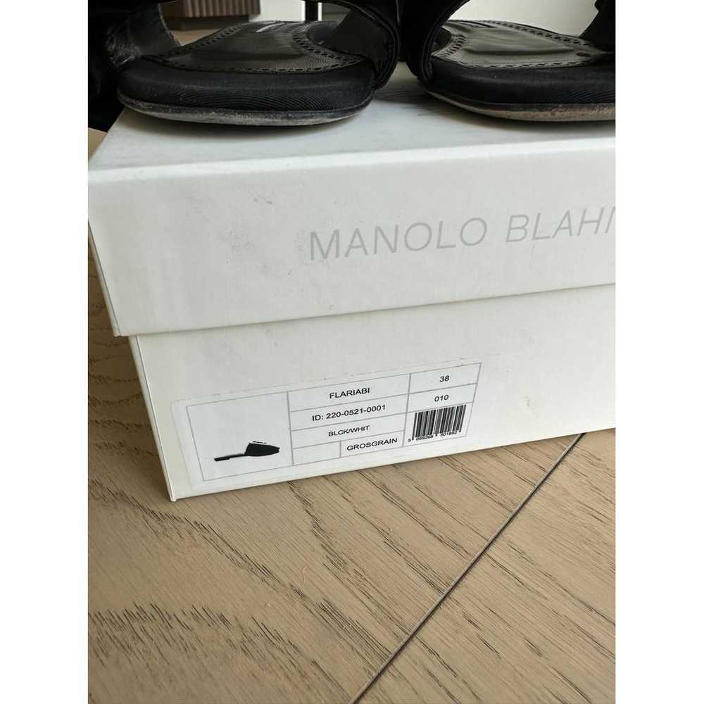 Manolo Blahnik Cloth flats - image 6