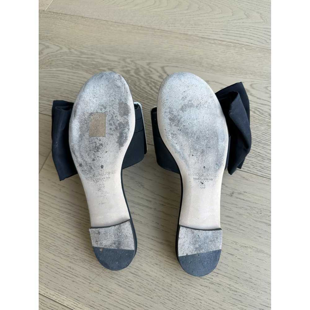 Manolo Blahnik Cloth flats - image 7