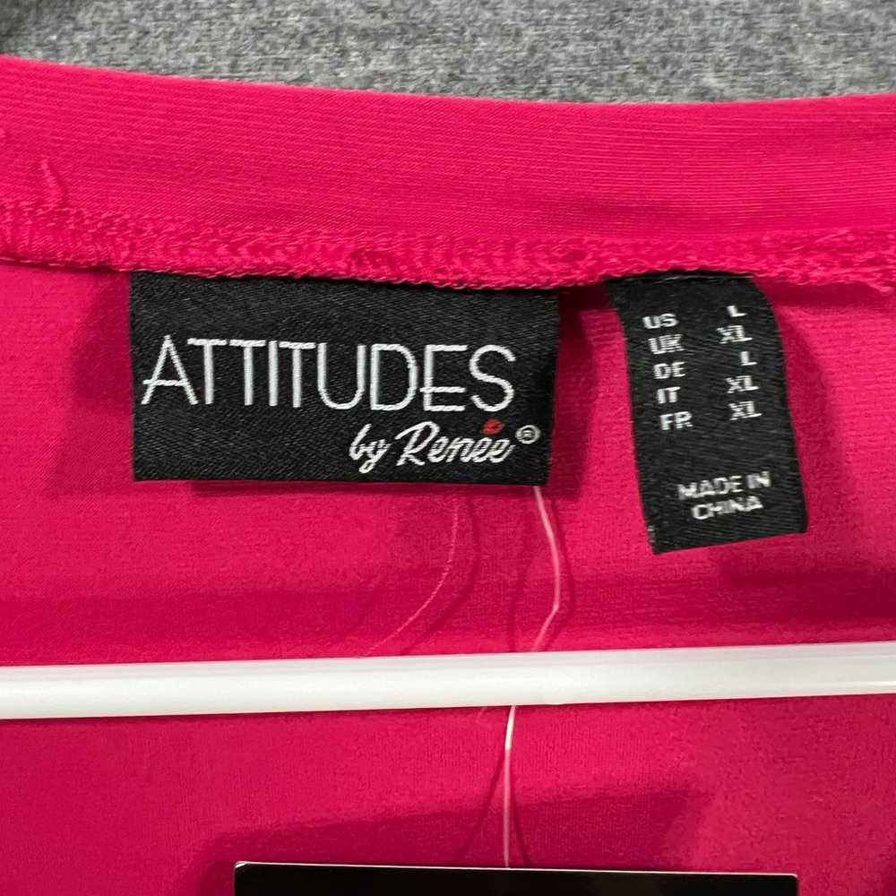 Attitudes by Renee Regular Como Jersey 3/4-Sleeve… - image 3