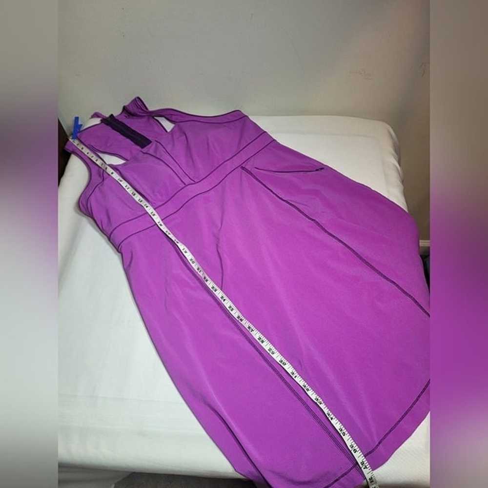 Title Nine Purple Athletic Racer Back Dress sz 14 - image 7