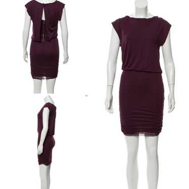 Alice + Olivia Purple Scoop Neck Dress