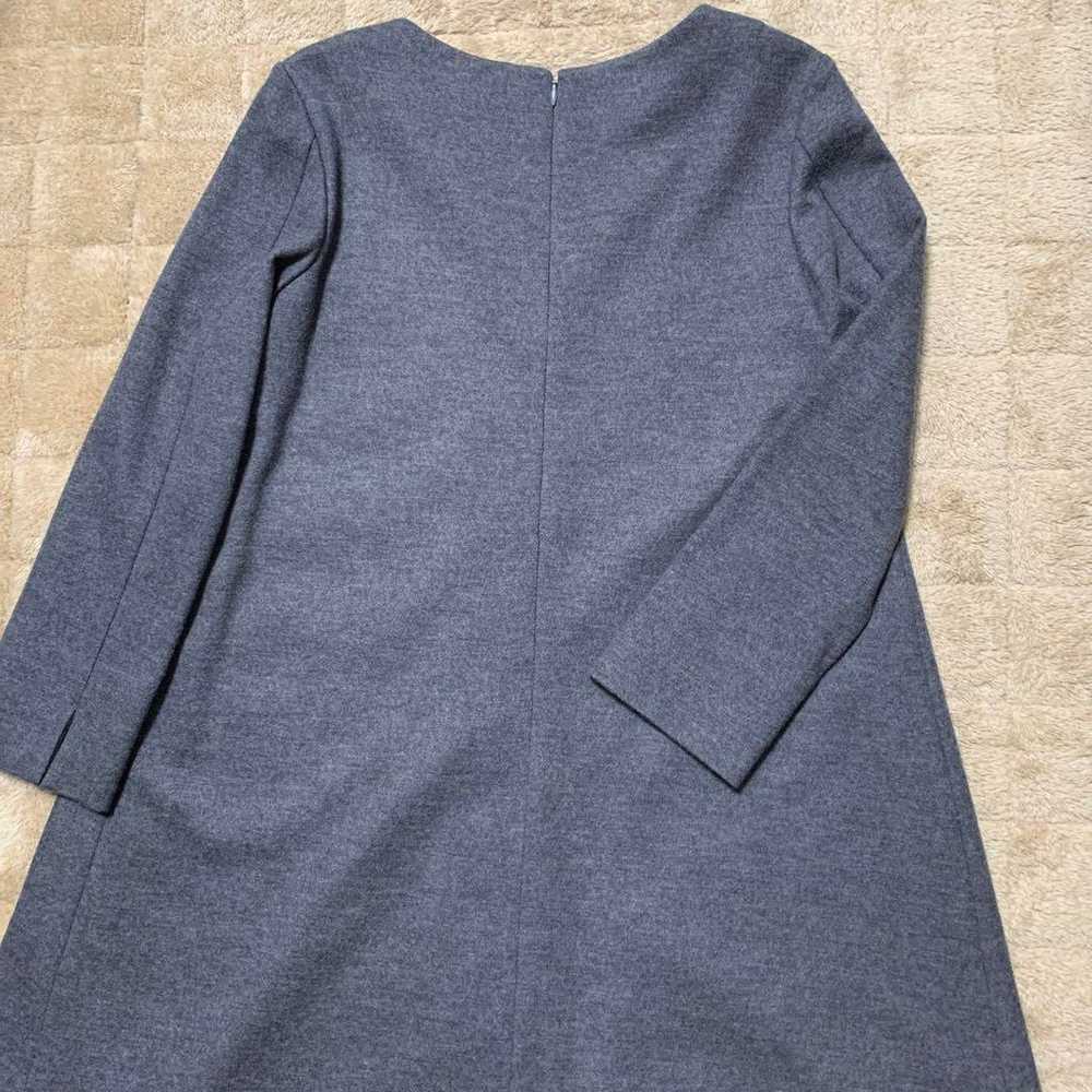 UNTITLED Gray V-Neck Dress Size 2 - image 5