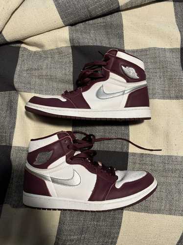 Jordan Brand × Nike Burgundy Jordan 1 High - 11