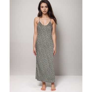 AllSaints Slip Dress Women Sz 4 Floral Satin Midi… - image 1