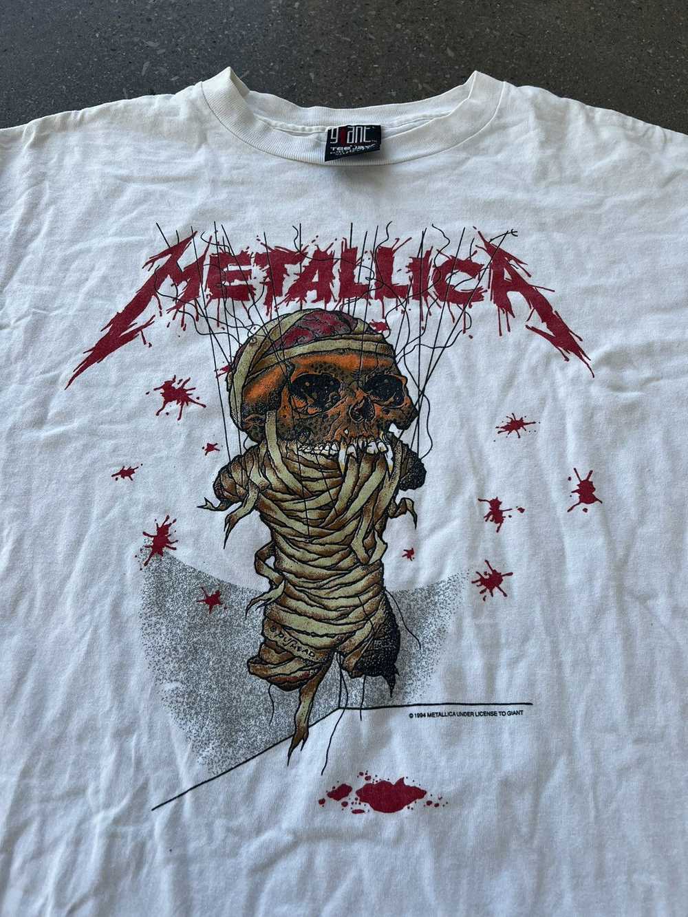 Band Tees × Metallica × Vintage Vintage Metallica… - image 3