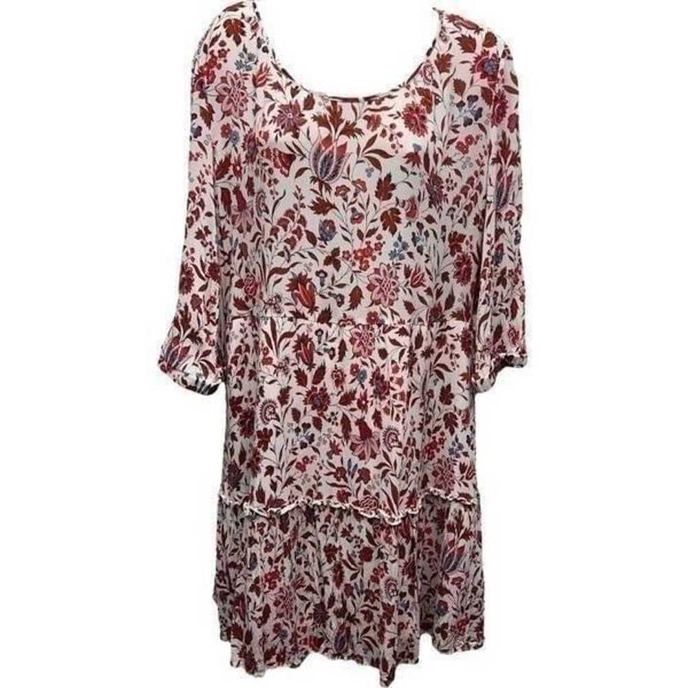 Dear John Womens Shift Dress Multicolor Floral Ab… - image 1