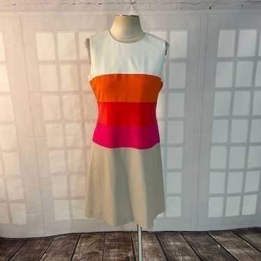 Calvin Klein sleeveless colorblock summer sheath d