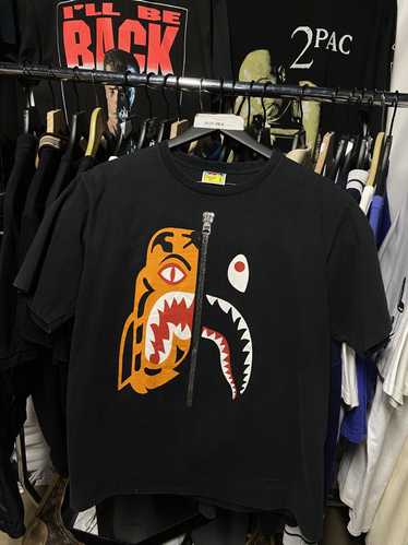 Bape sold WGM Half Shark Half Tiger Tee Size Medium