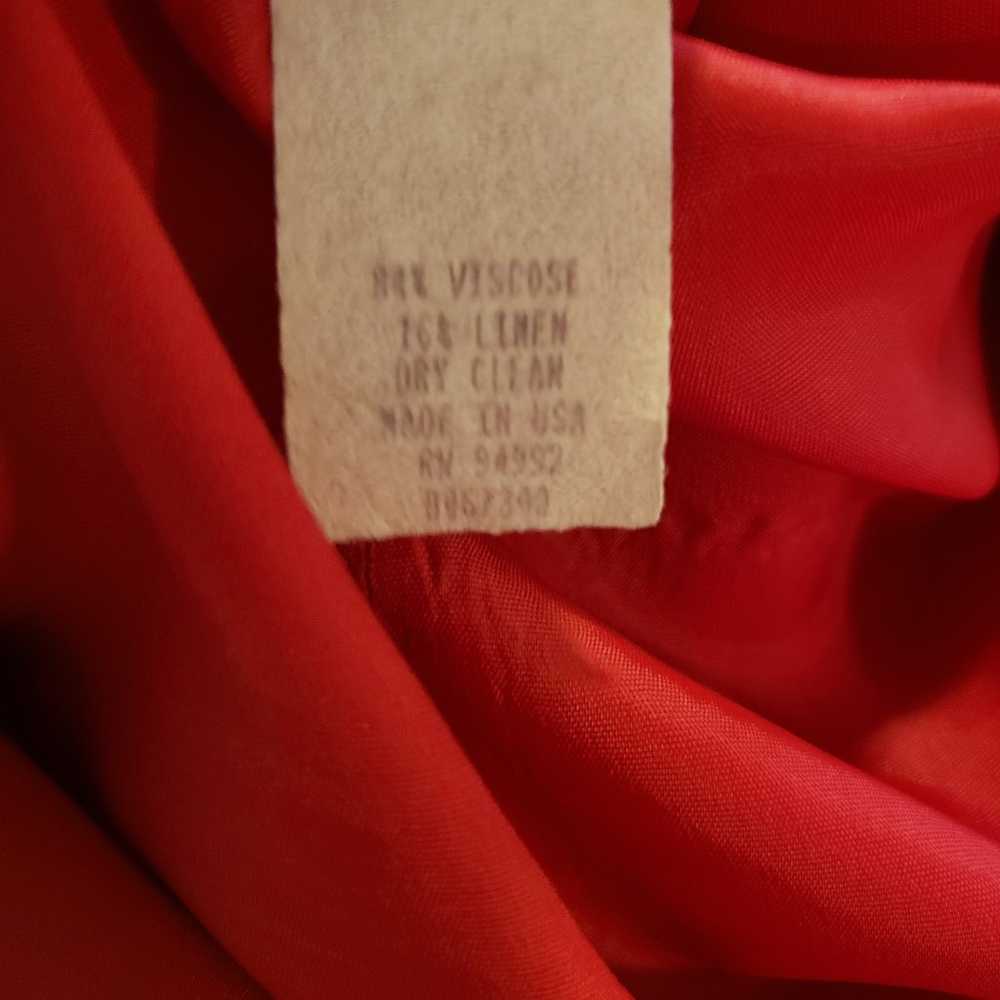 Barami Viscose Linen Rust Colored Sleeveless Shif… - image 10