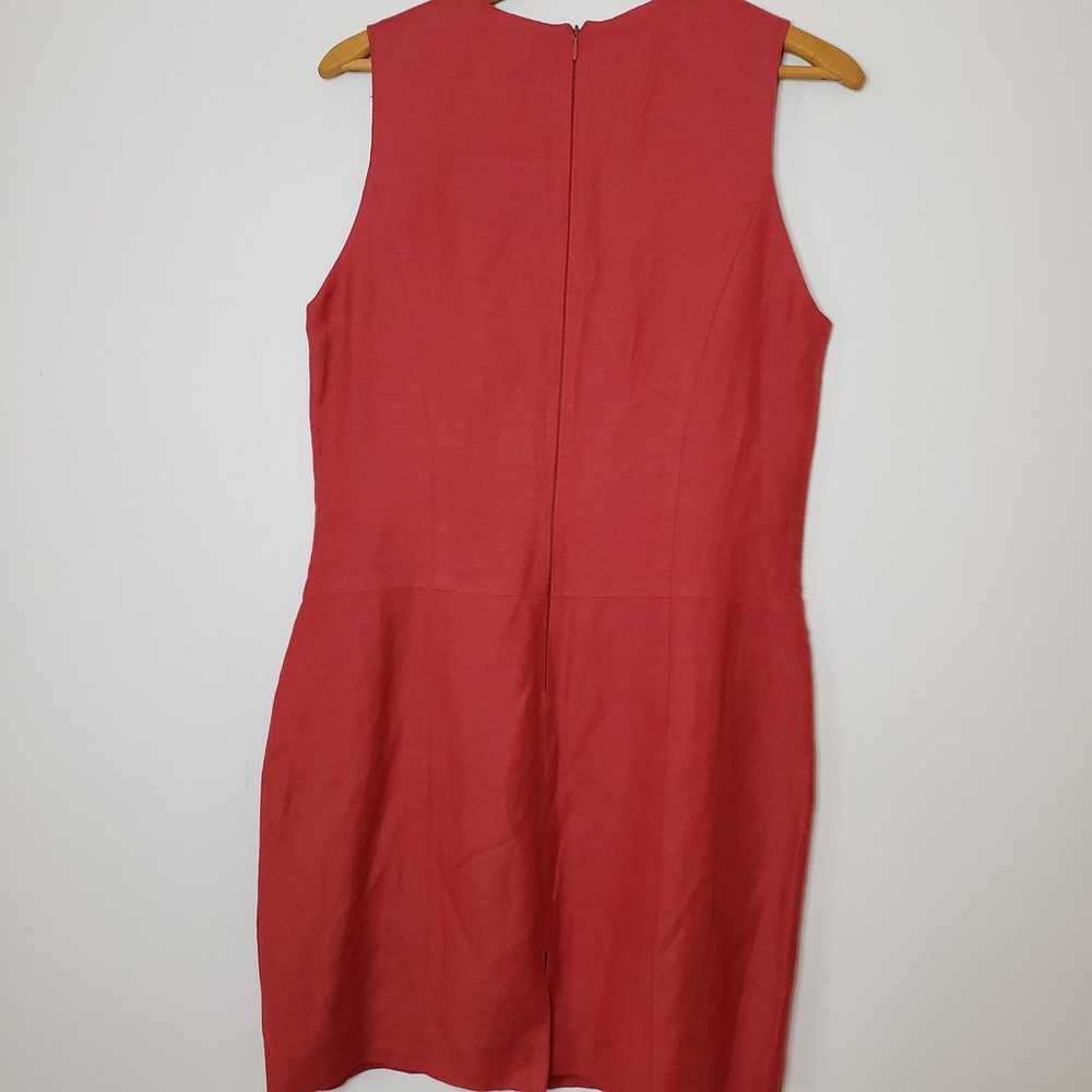 Barami Viscose Linen Rust Colored Sleeveless Shif… - image 4