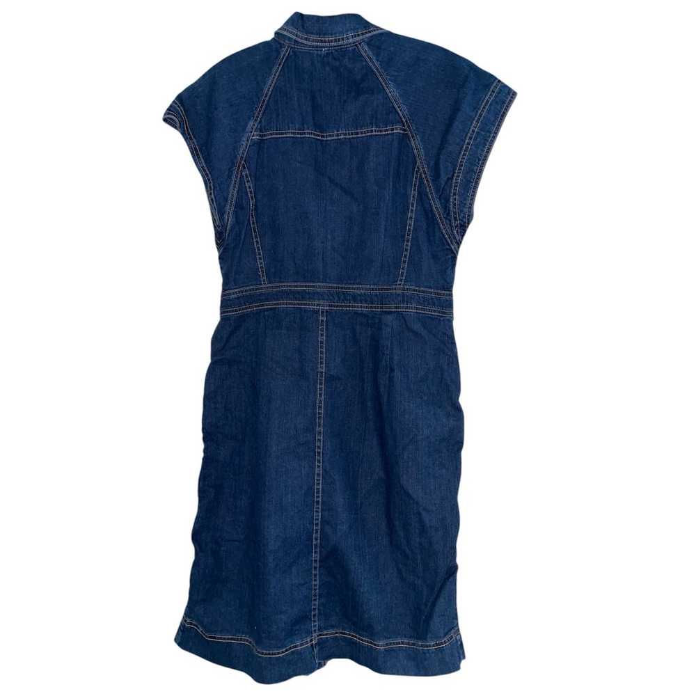 Anthropologie Maeve Button Front Denim Belted Wai… - image 6