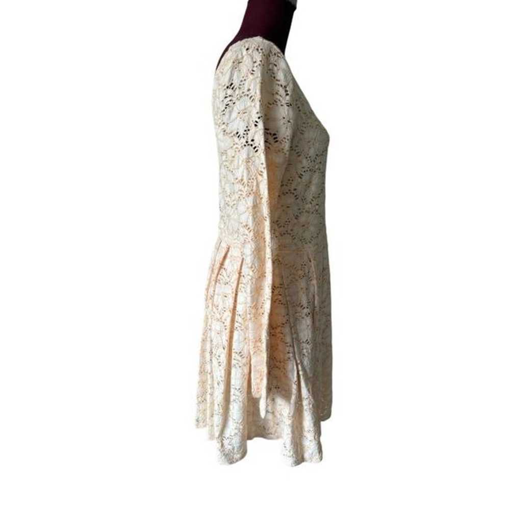 Free People Rose Garden Eyelet Lace Pleated Mini … - image 9