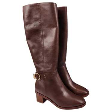 Tory Burch Leather riding boots