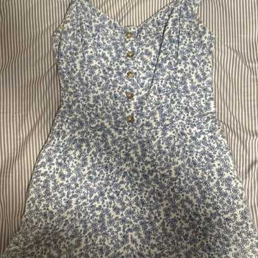 Blue and White Hollister Romper