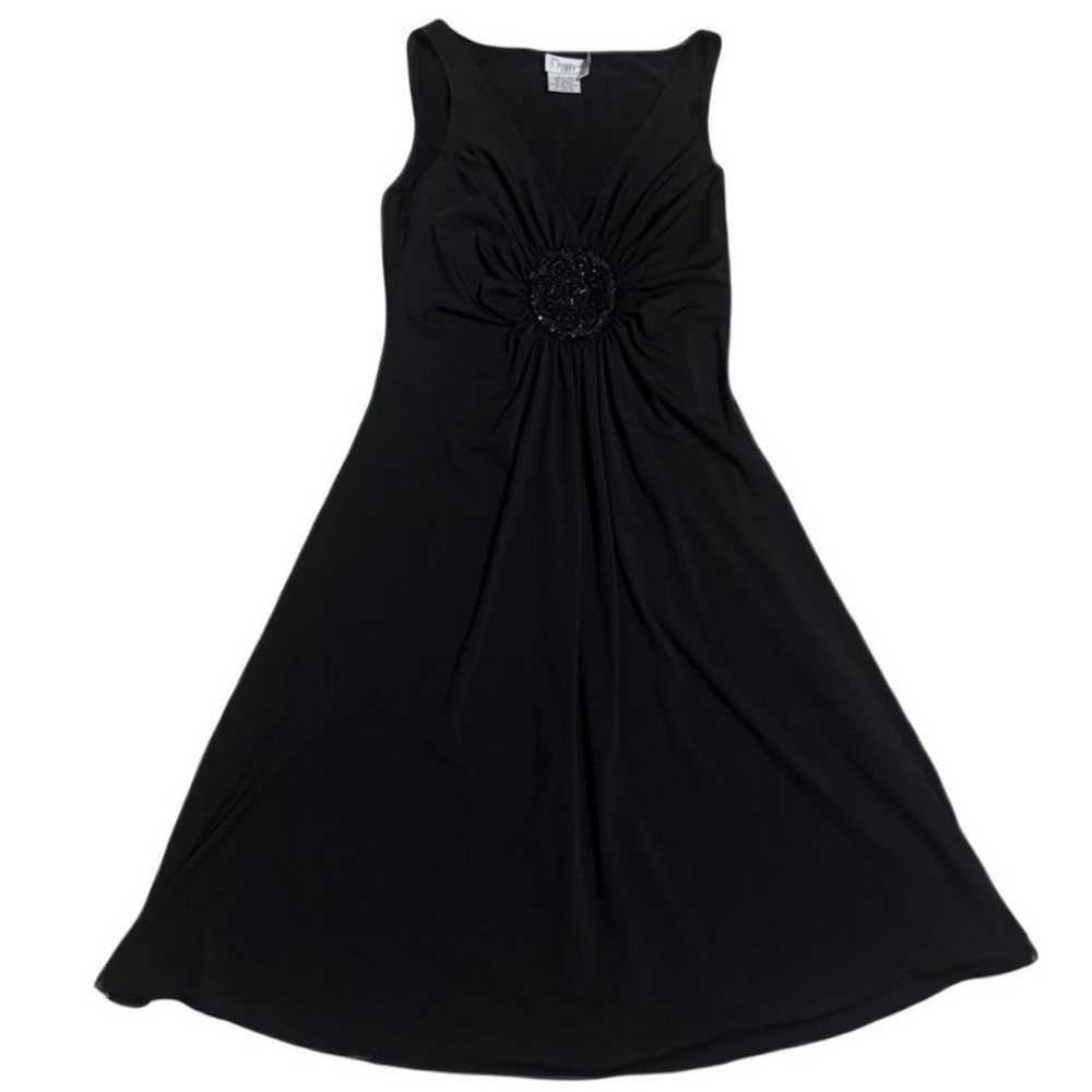 Maggy London 2yk style black dress size 6 - image 1