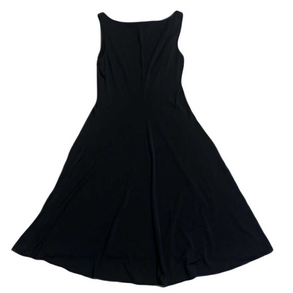 Maggy London 2yk style black dress size 6 - image 2