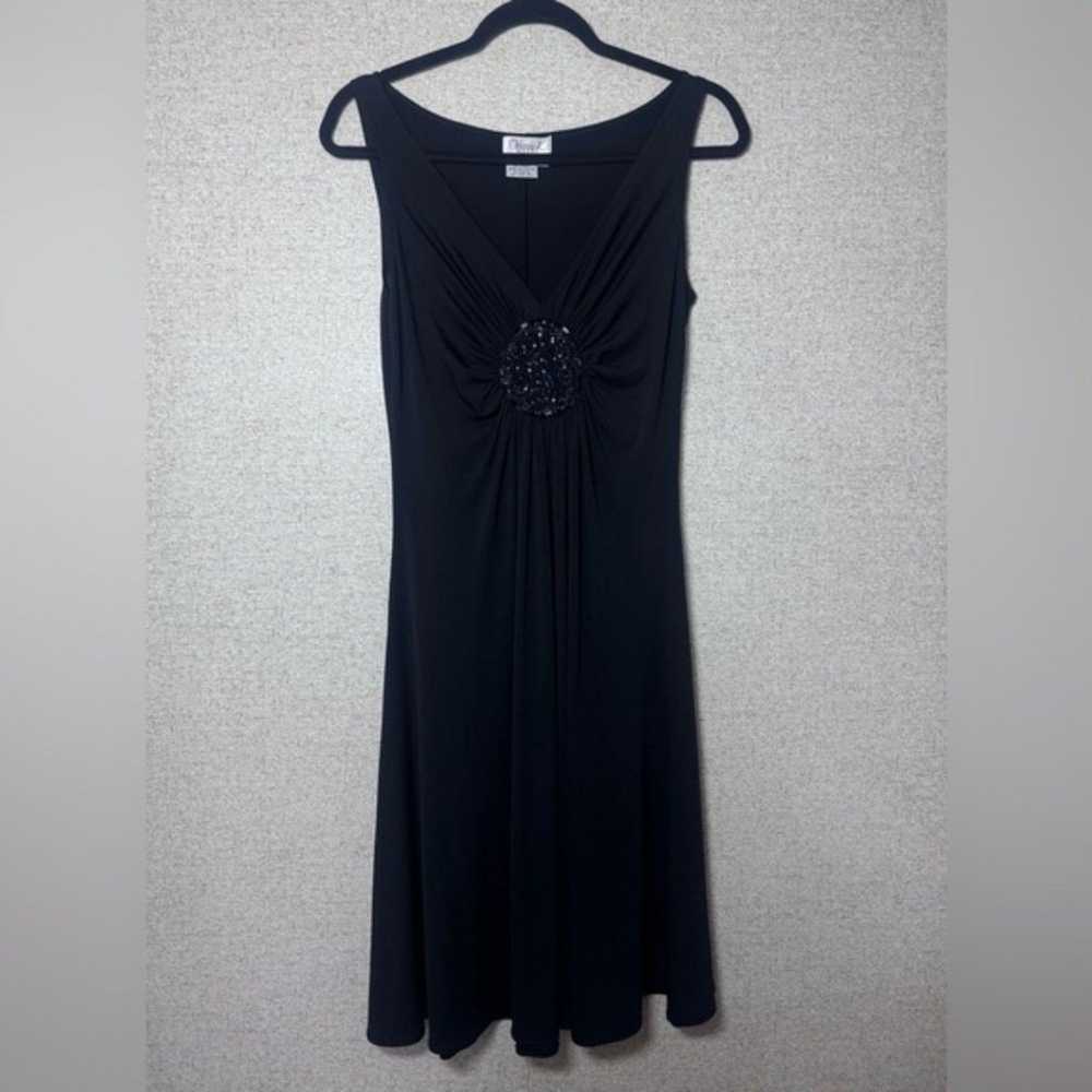 Maggy London 2yk style black dress size 6 - image 5