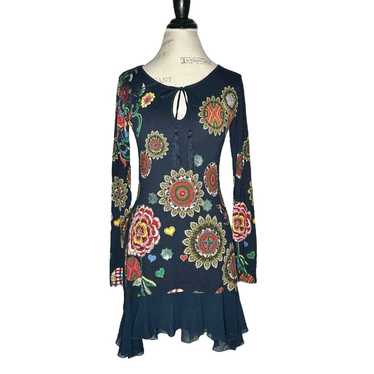 Desigual | Women | Donovan Blue Boho Bejeweled Ruf