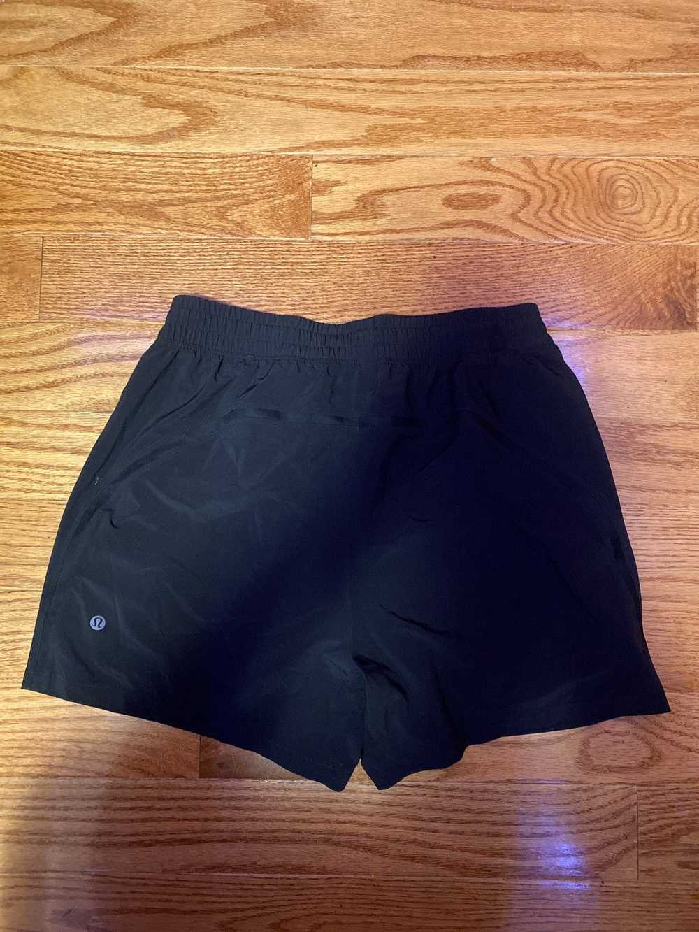 Lululemon Black LuLuLemon Running Shorts medium - image 2