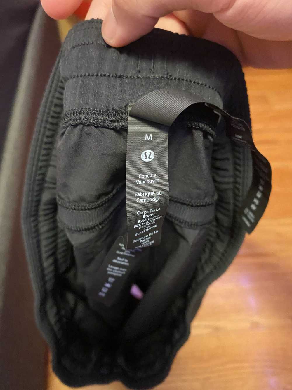 Lululemon Black LuLuLemon Running Shorts medium - image 3