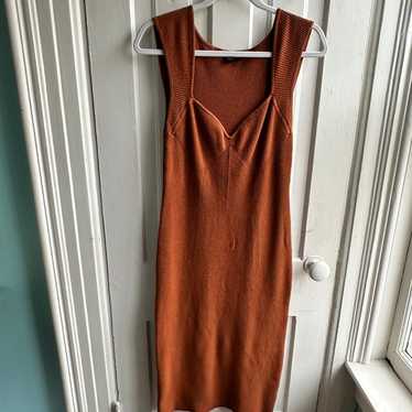 Banana Republic Sweatheart Midi Sweater Dress