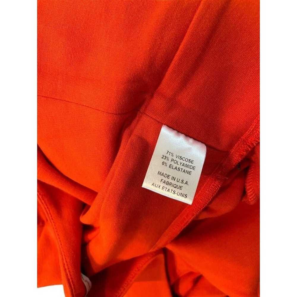 Diane Von Furstenberg Vintage Orange Dress Size 6… - image 5