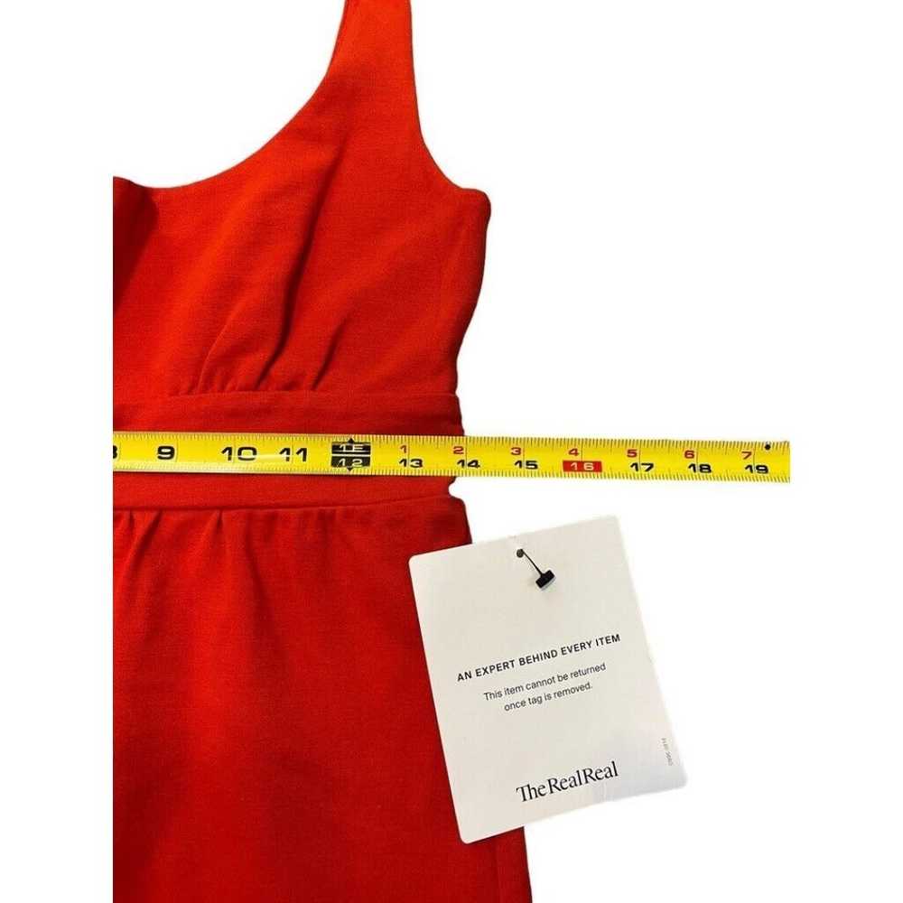 Diane Von Furstenberg Vintage Orange Dress Size 6… - image 7