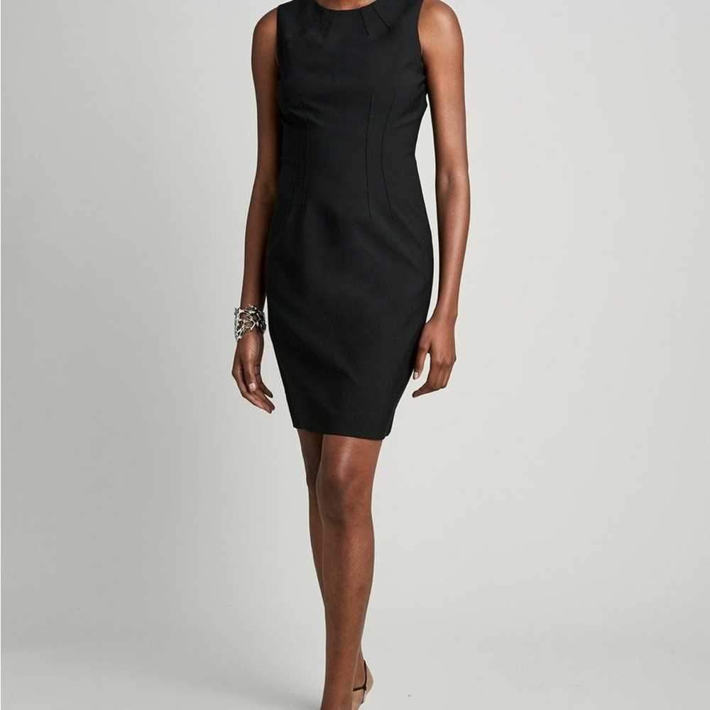 Elie Tahari black sleeveless zip back knee length… - image 10