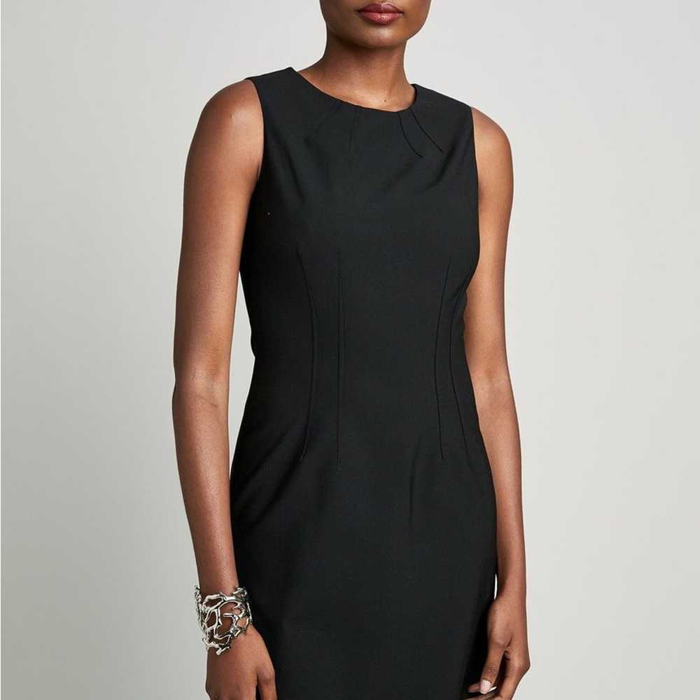 Elie Tahari black sleeveless zip back knee length… - image 5