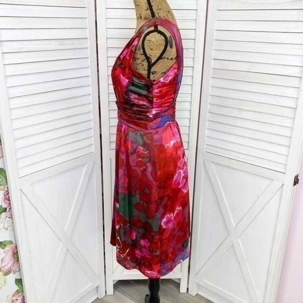 Banana Republic Watercolor Silk Sleeveless Fit & … - image 3