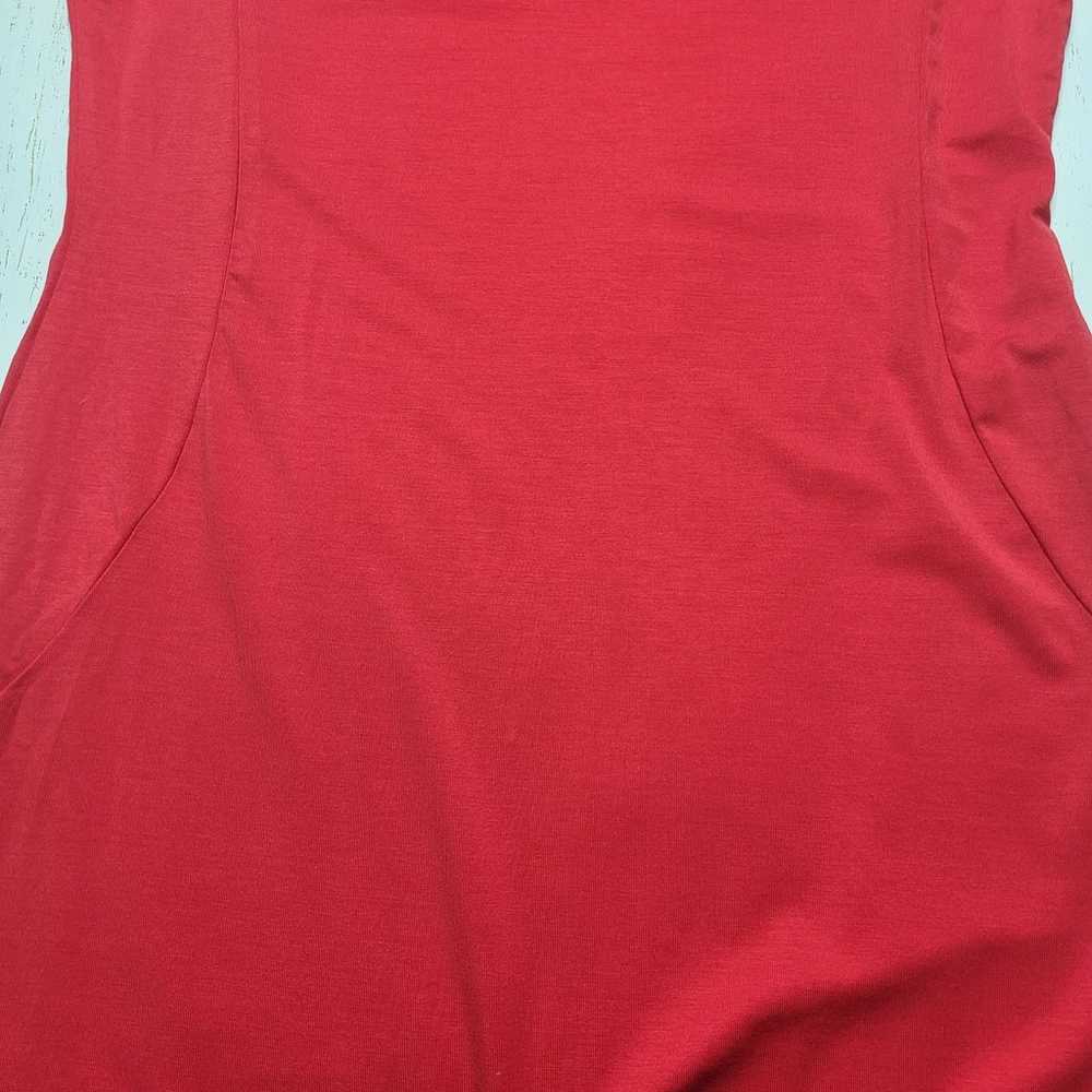 Quince Tencel Jersey Tank Maxi Dress Red Sleevele… - image 6