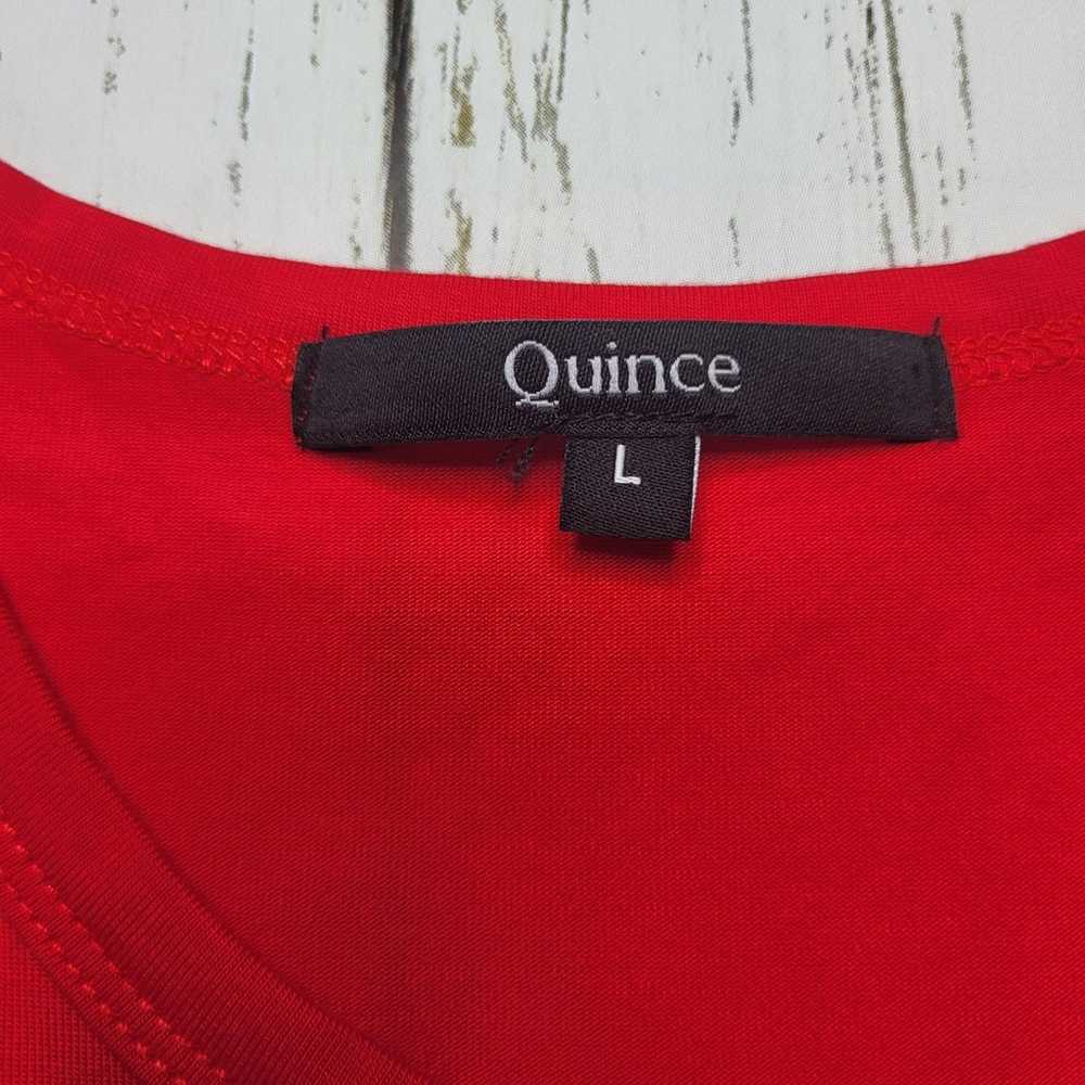 Quince Tencel Jersey Tank Maxi Dress Red Sleevele… - image 7