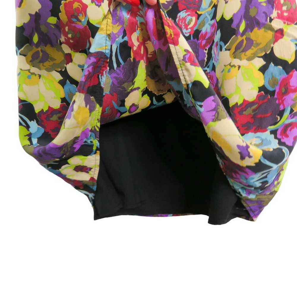 Y2k Betsey Johnson Multi Color Floral Print Short… - image 4