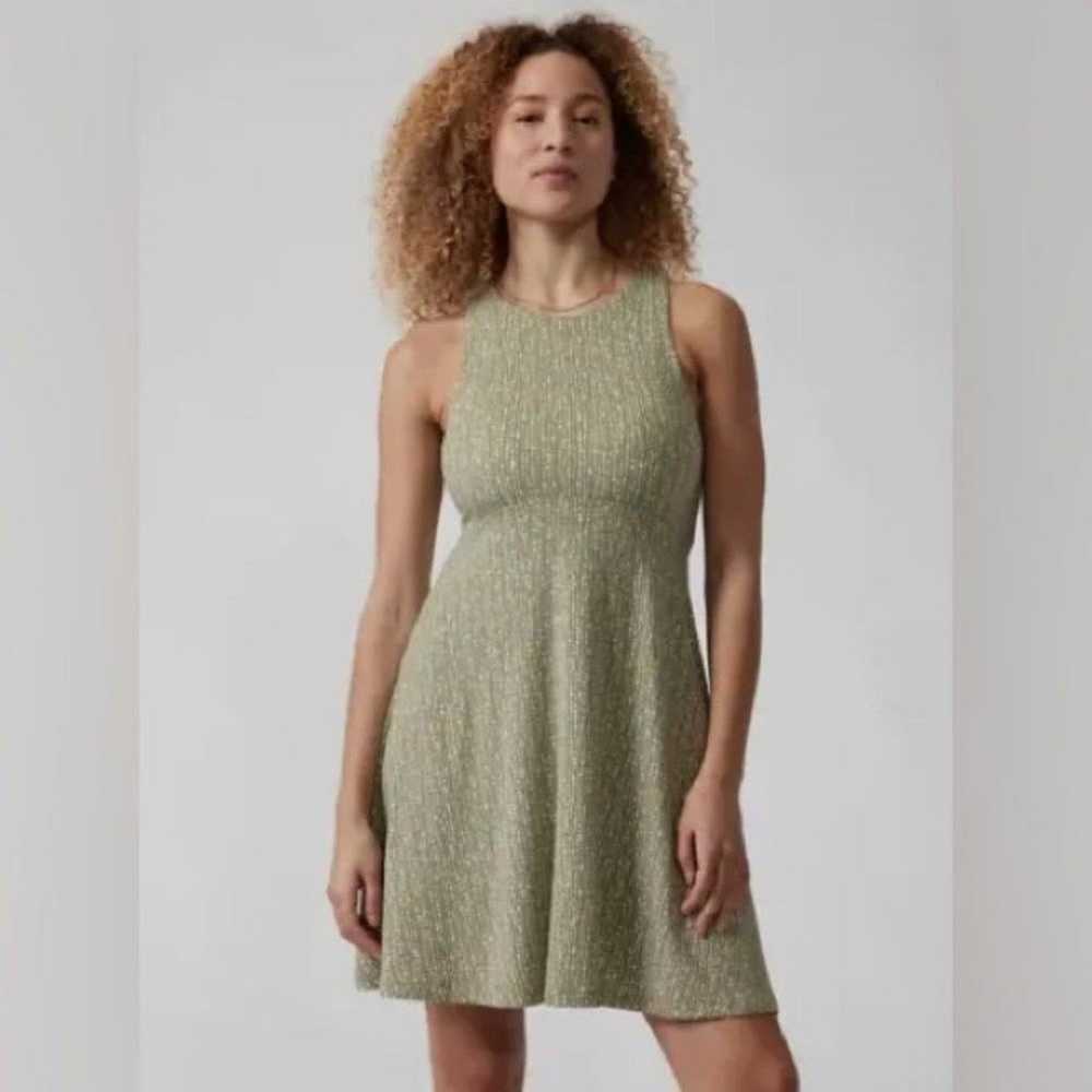 Athleta Santorini Thera Printed Dress Eucalyptus … - image 1