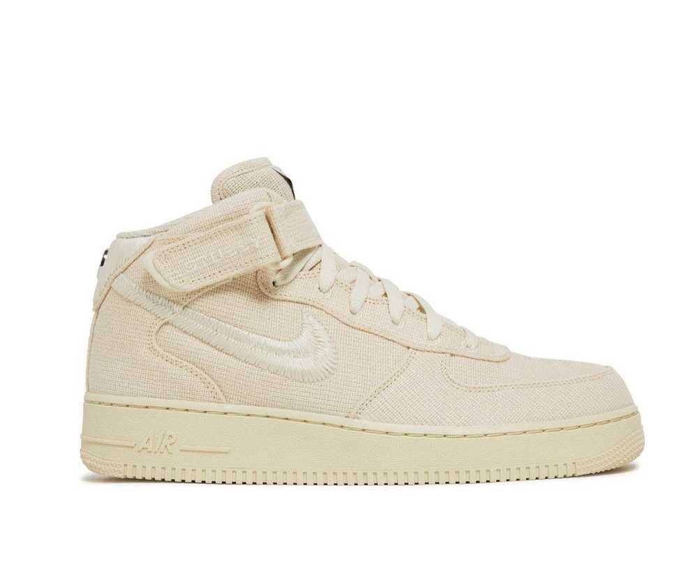 Nike × Stussy STUSSY X AIR FORCE 1 MID 'FOSSIL’ 1… - image 1