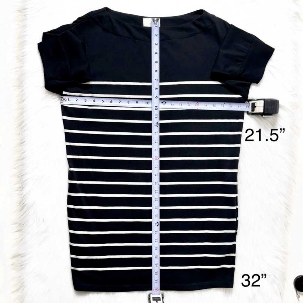 Band Of Outsiders Black White Striped Knit 3/4 Sl… - image 11